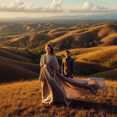 Outdoor Editorial Shoot at Sumba Savanna